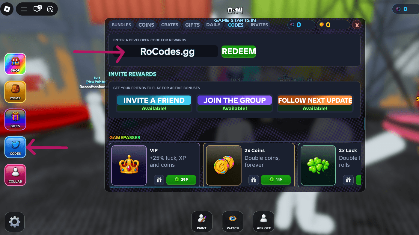 Roblox Chameleon Codes